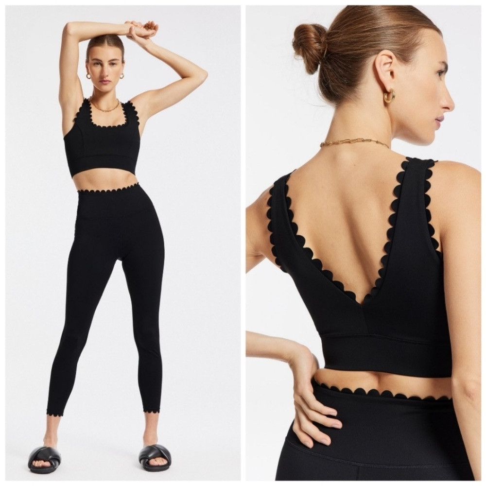 IVL Collective Scalloped set. Bra & Leggings.